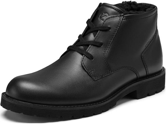 ECCO Jamestown 简化工装黑色皮革短靴 51129401001 Order ECCO Jamestown 简化工装黑色皮革短靴 51129401001