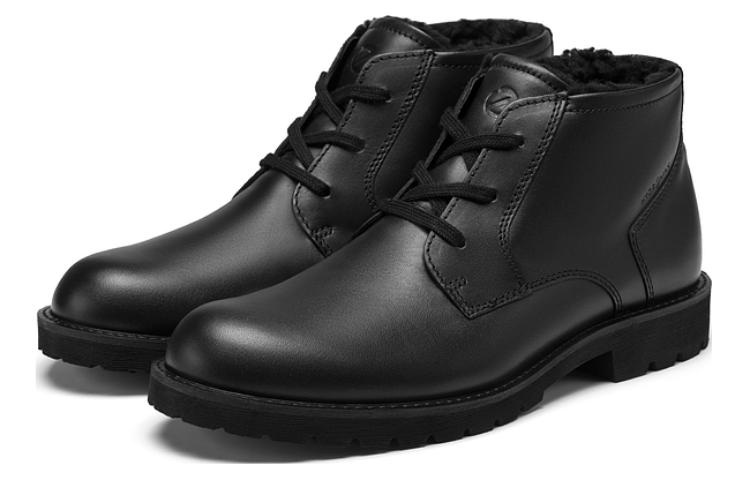 Lookbook ECCO ジェームズタウン 黒革アンクルブーツ 51129401001