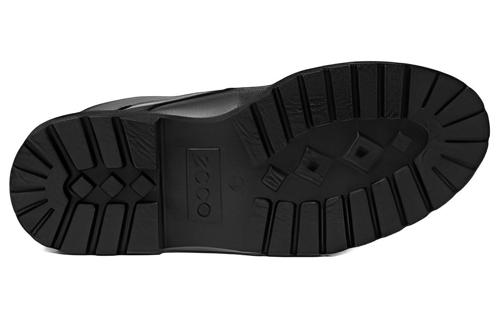 Purchase ECCO ジェームズタウン 黒革アンクルブーツ 51129401001