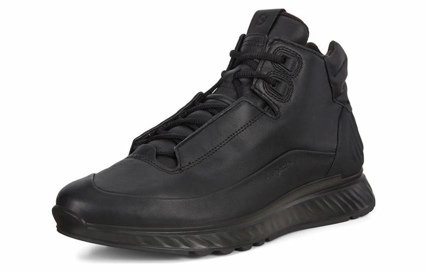 Lookbook ECCO Leap系列高帮“黑色” 83534401001
