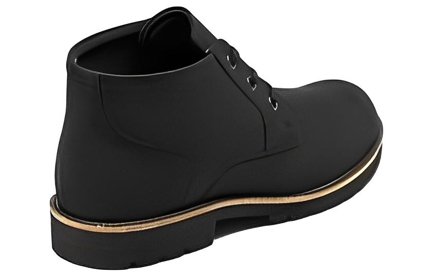ECCO Leather 'Black Fashion Versatile Water-Resistant Short Boot' 圖 4