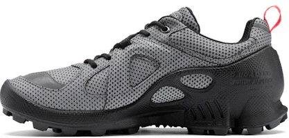 ECCO Leather and Mesh Low-Top Casual Sneakers 'Black' 80318460432 ECCO Leather and Mesh Low-Top Casual Sneakers 'Black' 80318460432