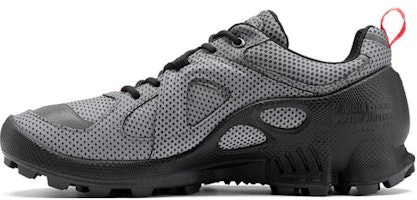 ECCO Leather and Mesh Low-Top Casual Sneakers 'Black' 80318460432 ECCO Leather and Mesh Low-Top Casual Sneakers 'Black' 80318460432