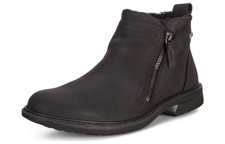 Order ECCO Leather Ankle Boots 'Warm Comfort Black' 51024401001