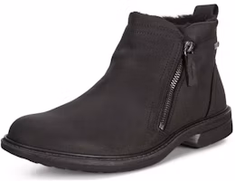 Order Bottes en Cuir ECCO Cheville ''Confort Chaud Noir'' 51024401001