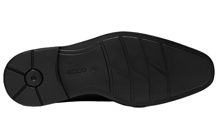 Shop ECCO レザーブローグ「ブラックフォーマル」64077401001 64077401001