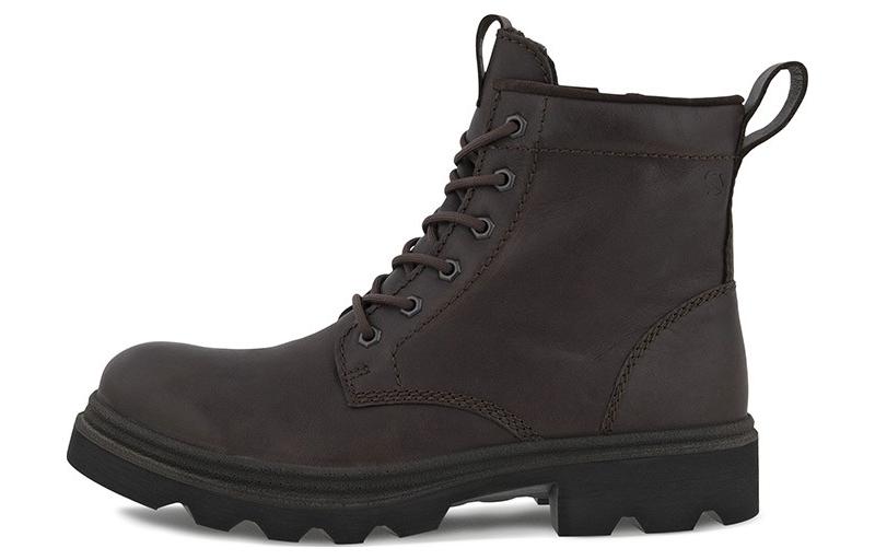 ECCO Leather Comfort Casual Ankle Boot 'Brown Martin' 21472401072