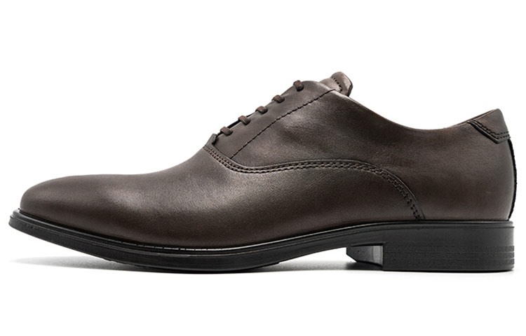 ECCO Leather Comfort Lace-Up Dress Shoe 'Cocoa Brown' 62189401482