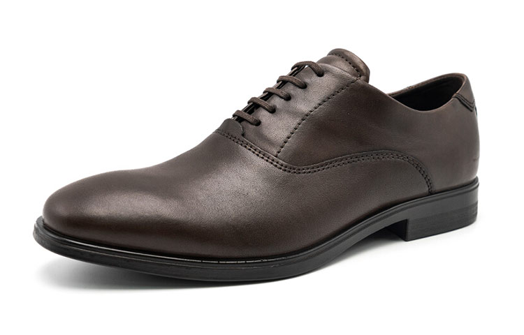 Order ECCO Leather Comfort Lace-Up Dress Shoe 'Cocoa Brown' 62189401482