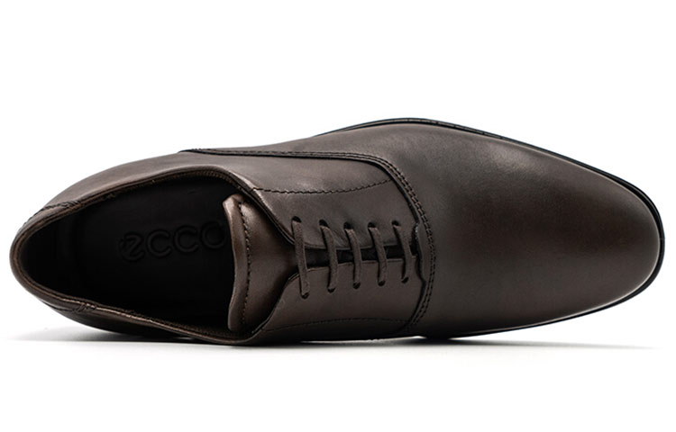 Lookbook ECCO Leather Comfort Lace-Up Dress Shoe 'Cocoa Brown' 62189401482