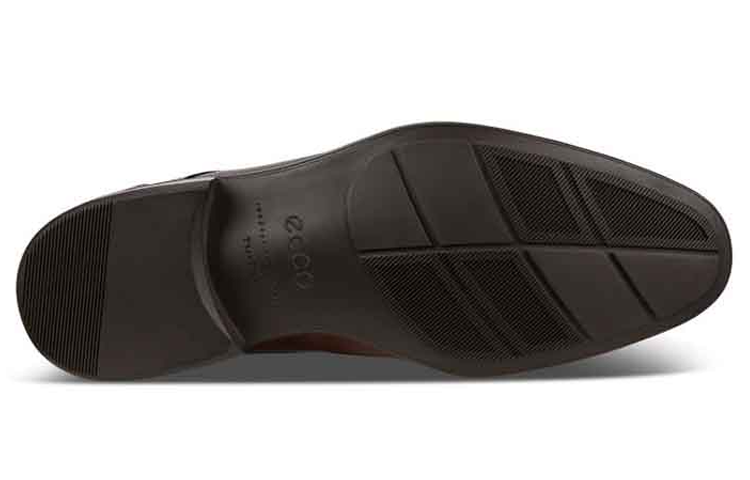 Purchase ecco愛步 皮革 舒適系帶 正裝皮鞋 男款 深酒紅