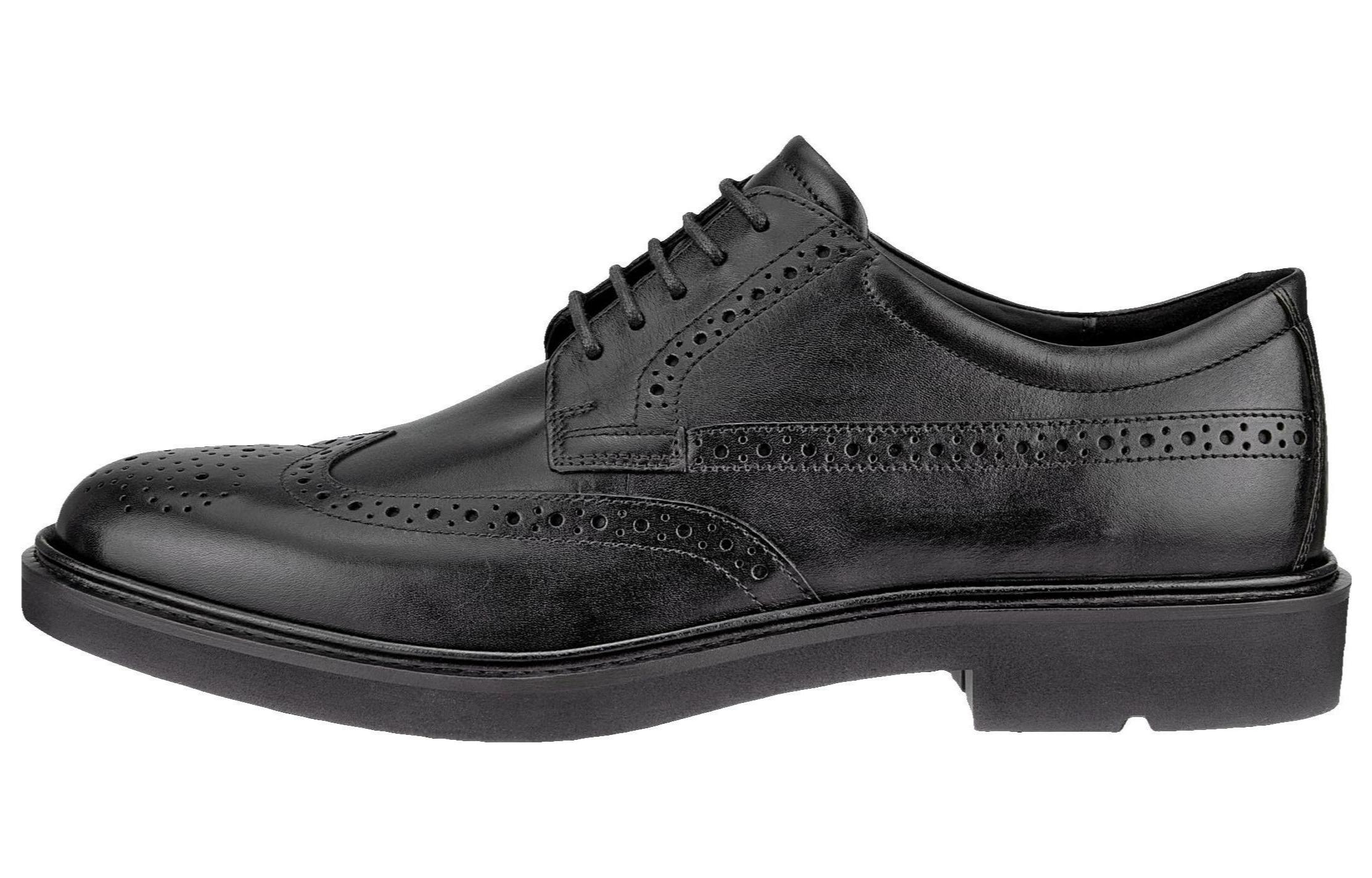 ECCO Leather Derby 'Black Simple CMFT'