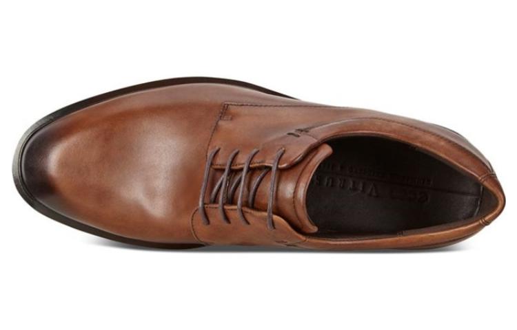 ECCO Leather Dress Shoes 'Business Commute Brown' 圖 4