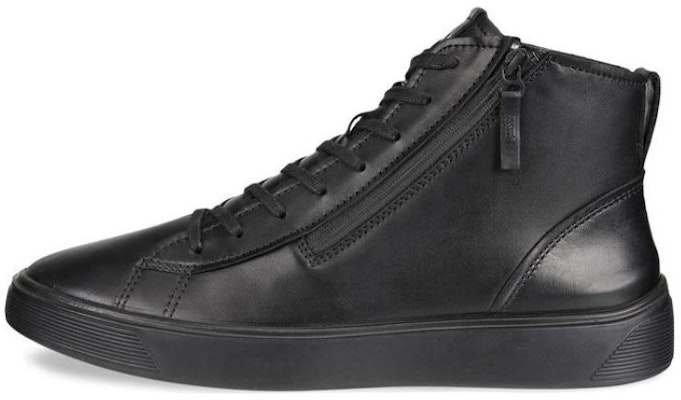 ECCO Leather High-Top Sneakers 'Black' 50479401001 Buy ECCO Leather High-Top Sneakers 'Black' 50479401001