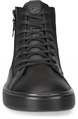 ECCO Leather High-Top Sneakers 'Black' 50479401001 Shop ECCO Leather High-Top Sneakers 'Black' 50479401001