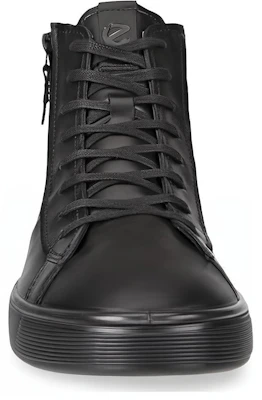 ECCO Leather High-Top Sneakers 'Black' 50479401001 Shop ECCO Leather High-Top Sneakers 'Black' 50479401001