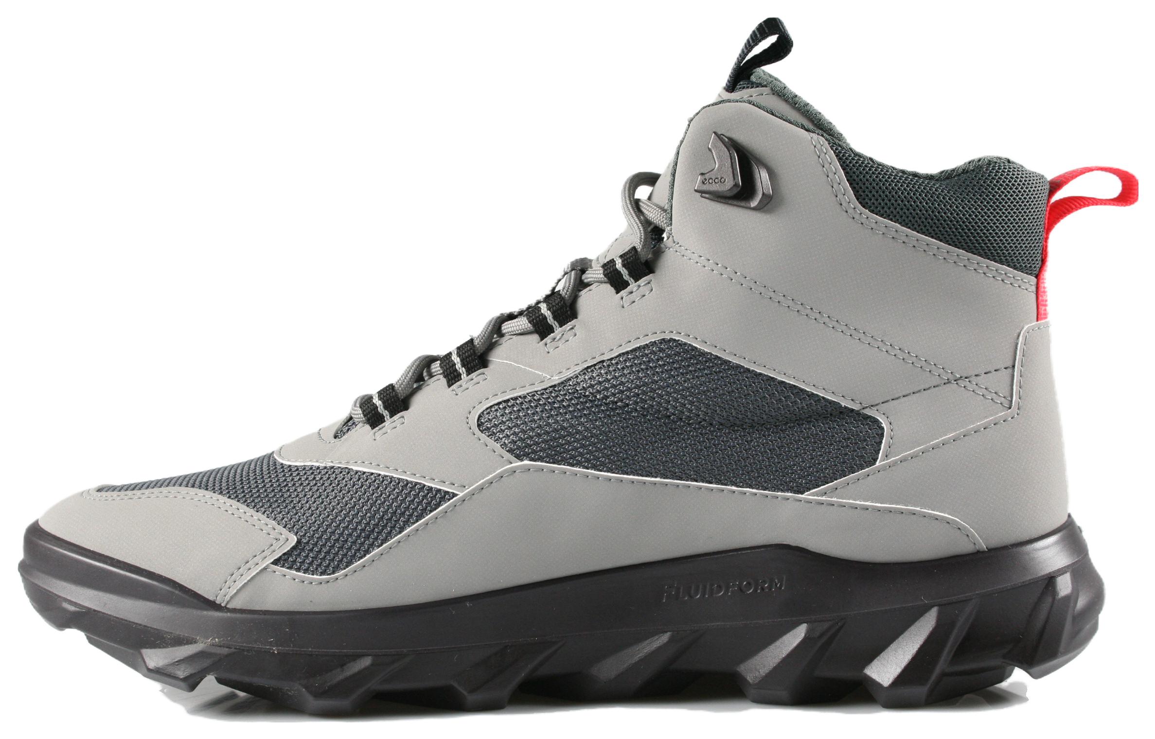 ECCO Leather High 'Grey Black'
