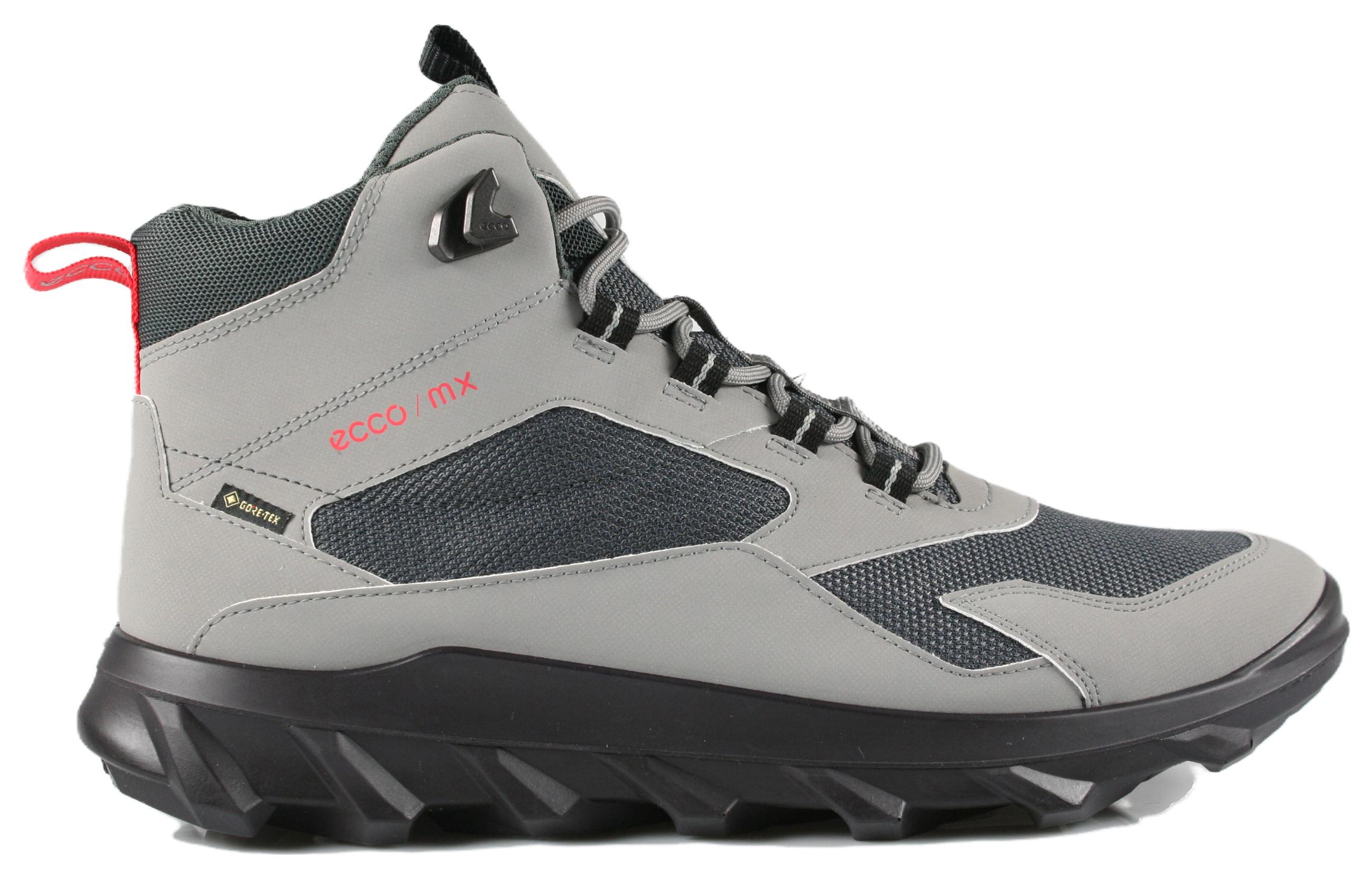 ECCO Leather High 'Grey Black' 圖 2