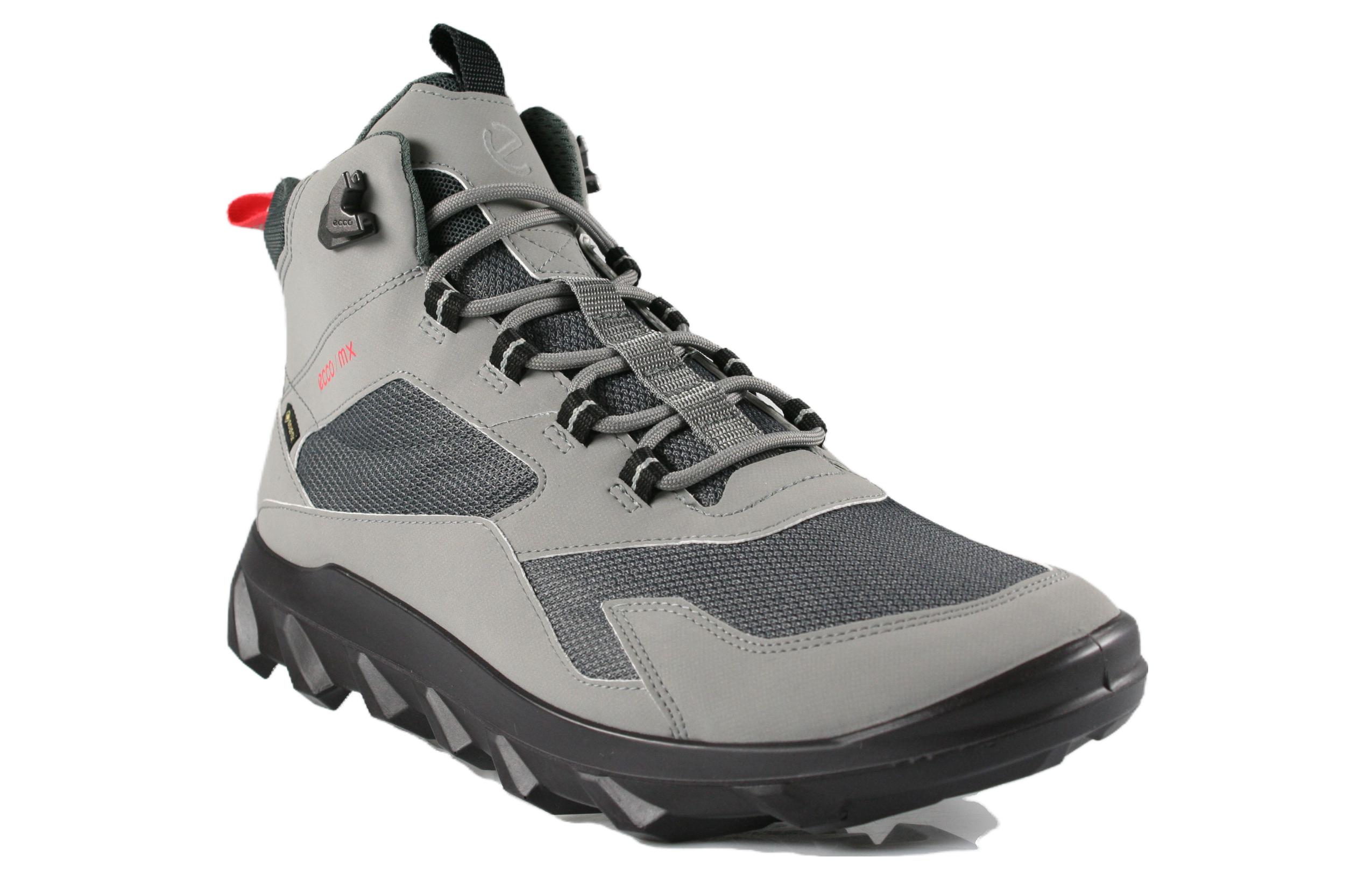 ECCO Leather High 'Grey Black' 圖 3