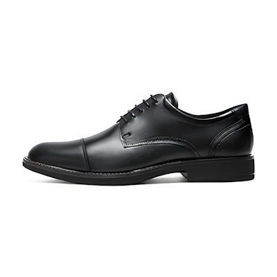 ECCO Leather Lace-Up Low Top 'Black Dress Shoe'