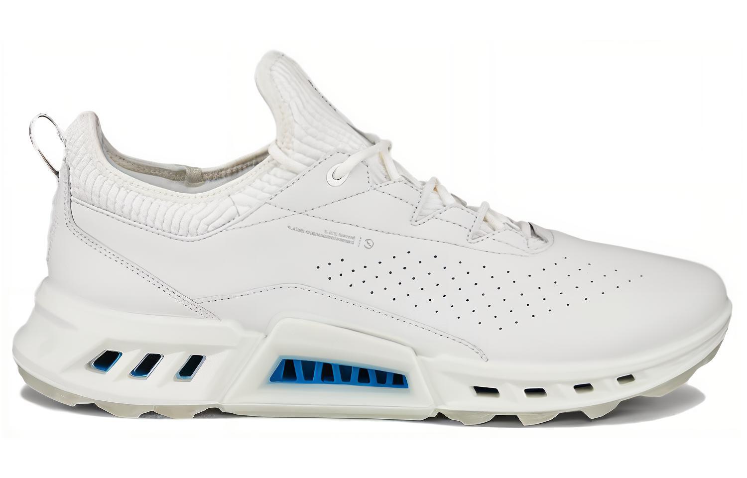 Order ECCO Leren Veterschoenen Rond Neus Laag ''Wit Casual'' 13040401007