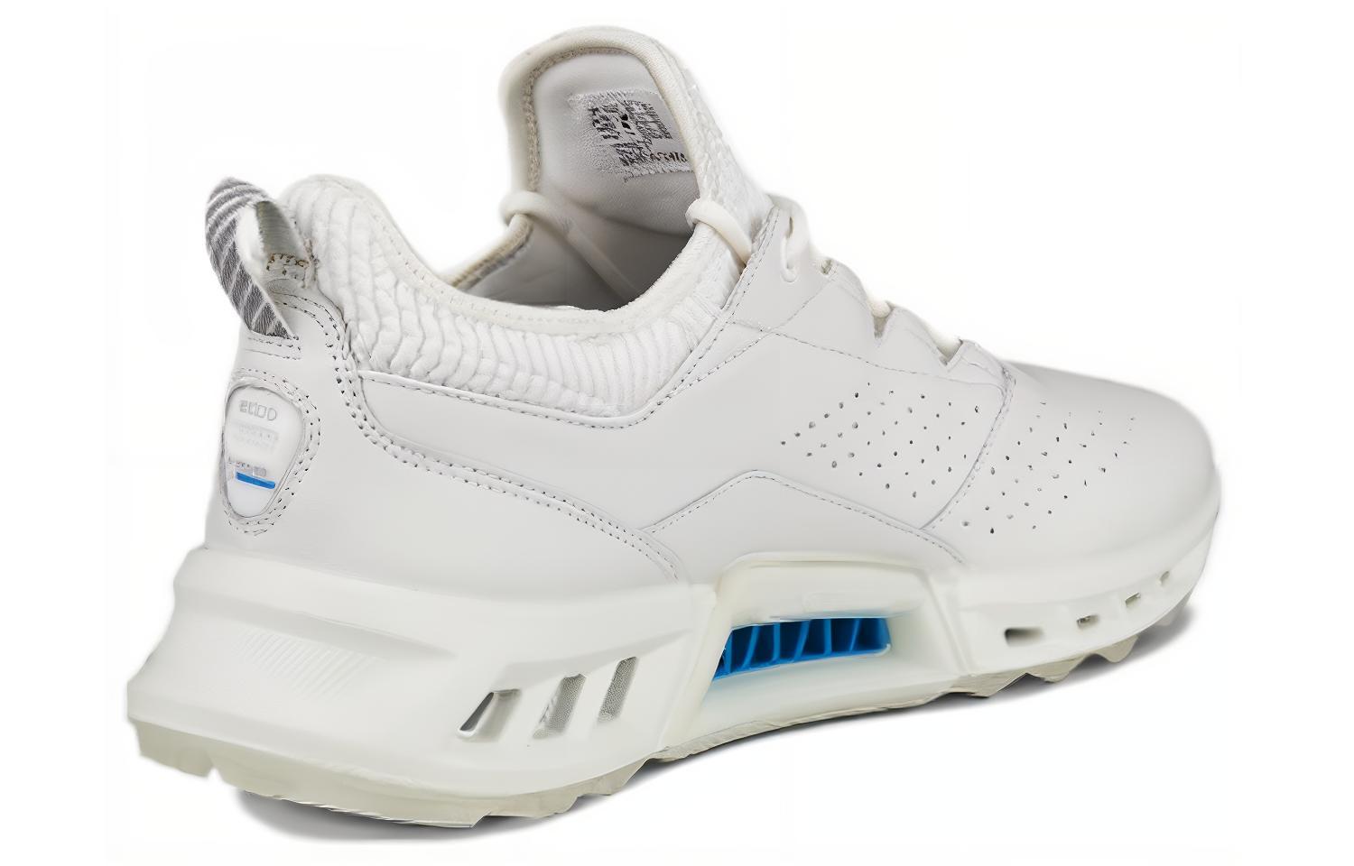 Shop ECCO Leren Veterschoenen Rond Neus Laag ''Wit Casual'' 13040401007