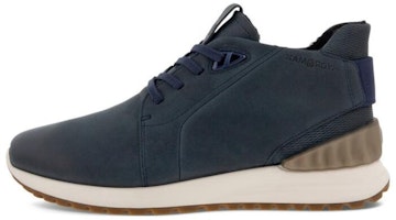 ECCO Leather Low-Top Round-Toe Lace-Up 'Blue Casual' 52325402038 ECCO Leather Low-Top Round-Toe Lace-Up 'Blue Casual' 52325402038