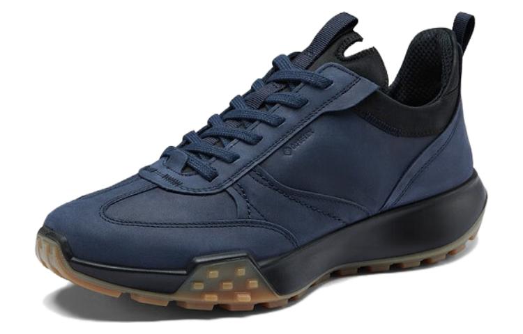 ECCO Leather Low-Top Running Shoe 'Blue' 圖 2