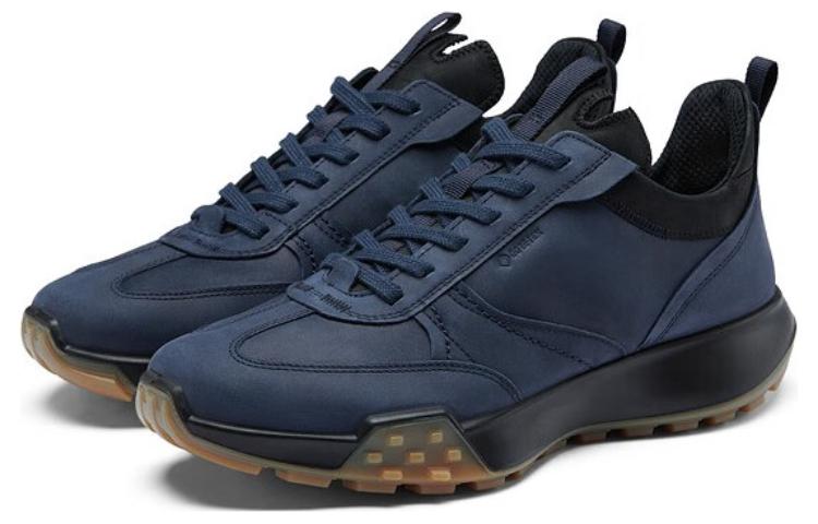 ECCO Leather Low-Top Running Shoe 'Blue' 圖 4