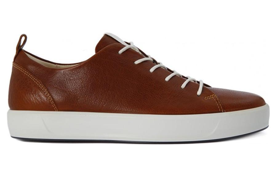 ECCO Leather Low-Top Sneaker 'Deep Brown' 圖 2