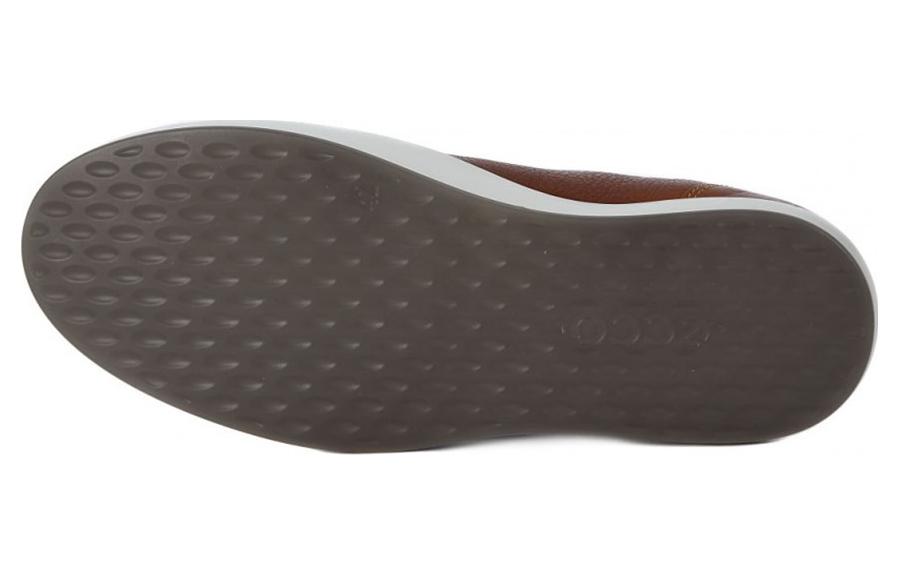 ECCO Leather Low-Top Sneaker 'Deep Brown' 圖 3