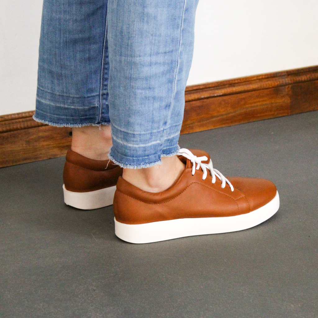 ECCO Leather Low-Top Sneaker 'Deep Brown' 圖 4