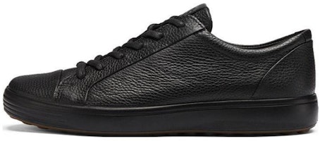 ECCO Leather Low-Top Sneakers 'Black' 47036411001 ECCO Leather Low-Top Sneakers 'Black' 47036411001