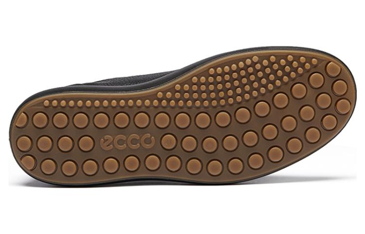 Purchase ECCO Leather Low-Top Sneakers 'Black' 47036411001