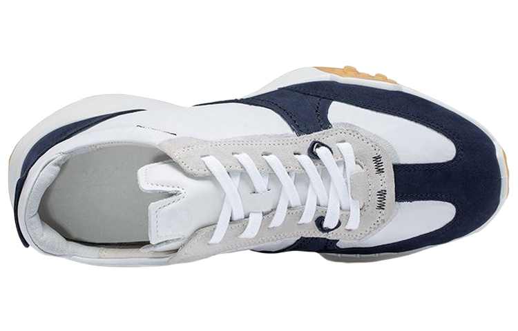 Shop ECCO Leder Low ''Blau-Weiß'' 52491460397