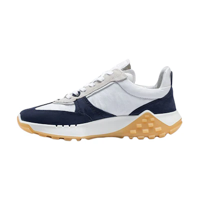 ECCO Leather Low 'Blue-White'