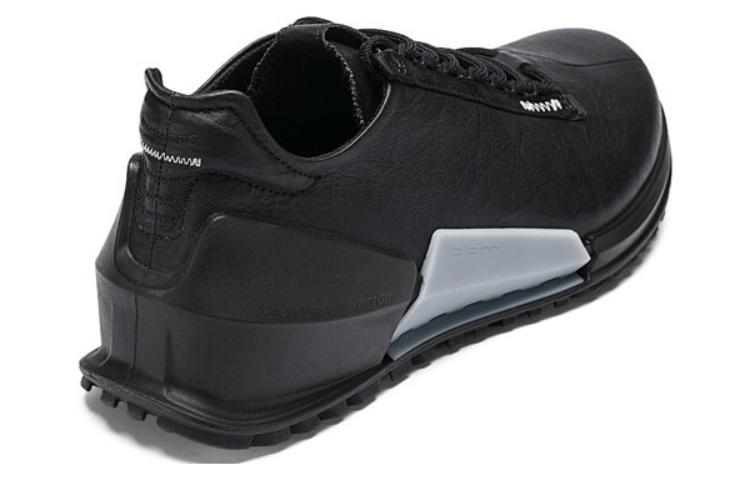 Shop ECCO Kasut Kulit Rendah 'Hitam Kasual' 80064411001