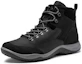 Order ECCO Leather Mid-Top Outdoor Casual Sneaker 'Warm Non-Slip Black' 83908451562