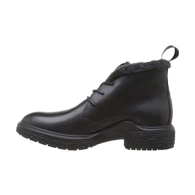 ECCO Leather Outdoor Commuter Ankle Boot 'Black'