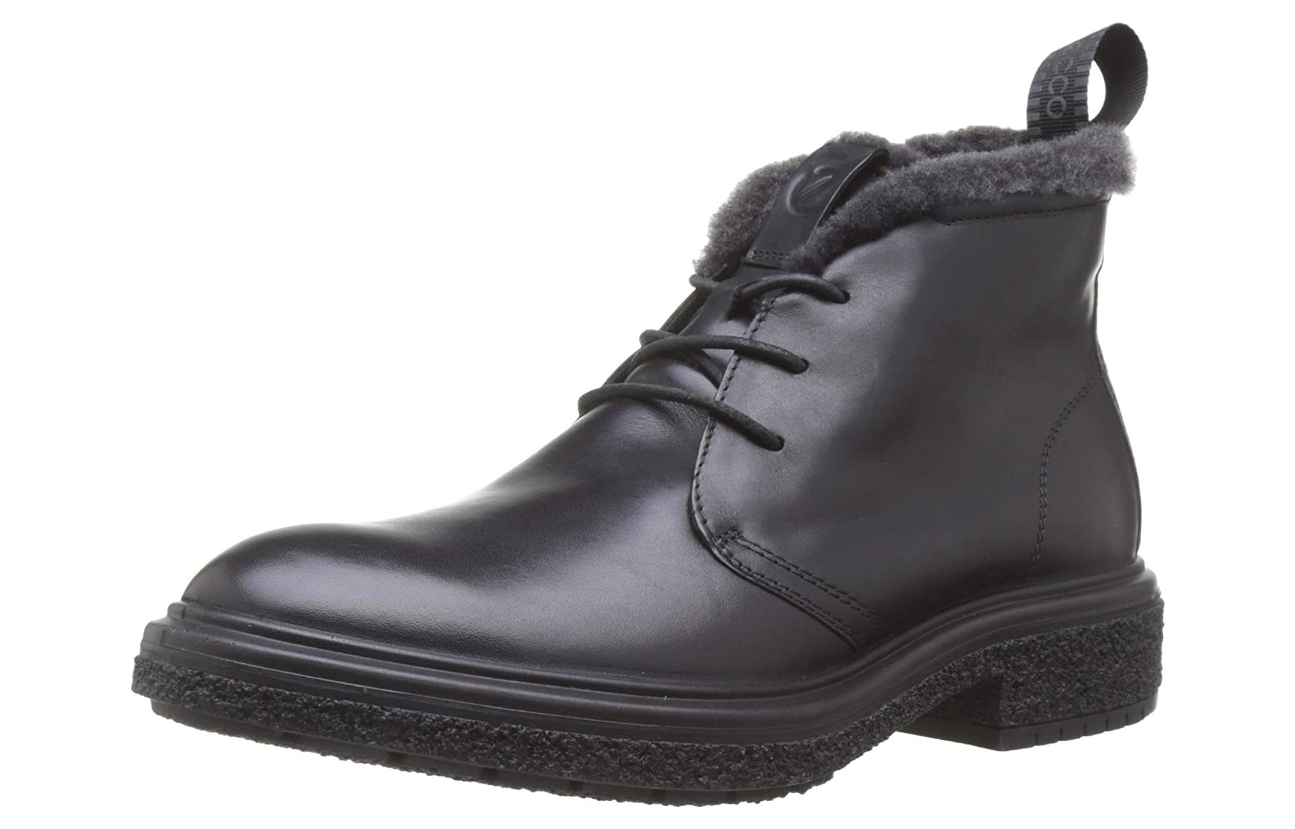 ECCO Leather Outdoor Commuter Ankle Boot 'Black' 圖 2