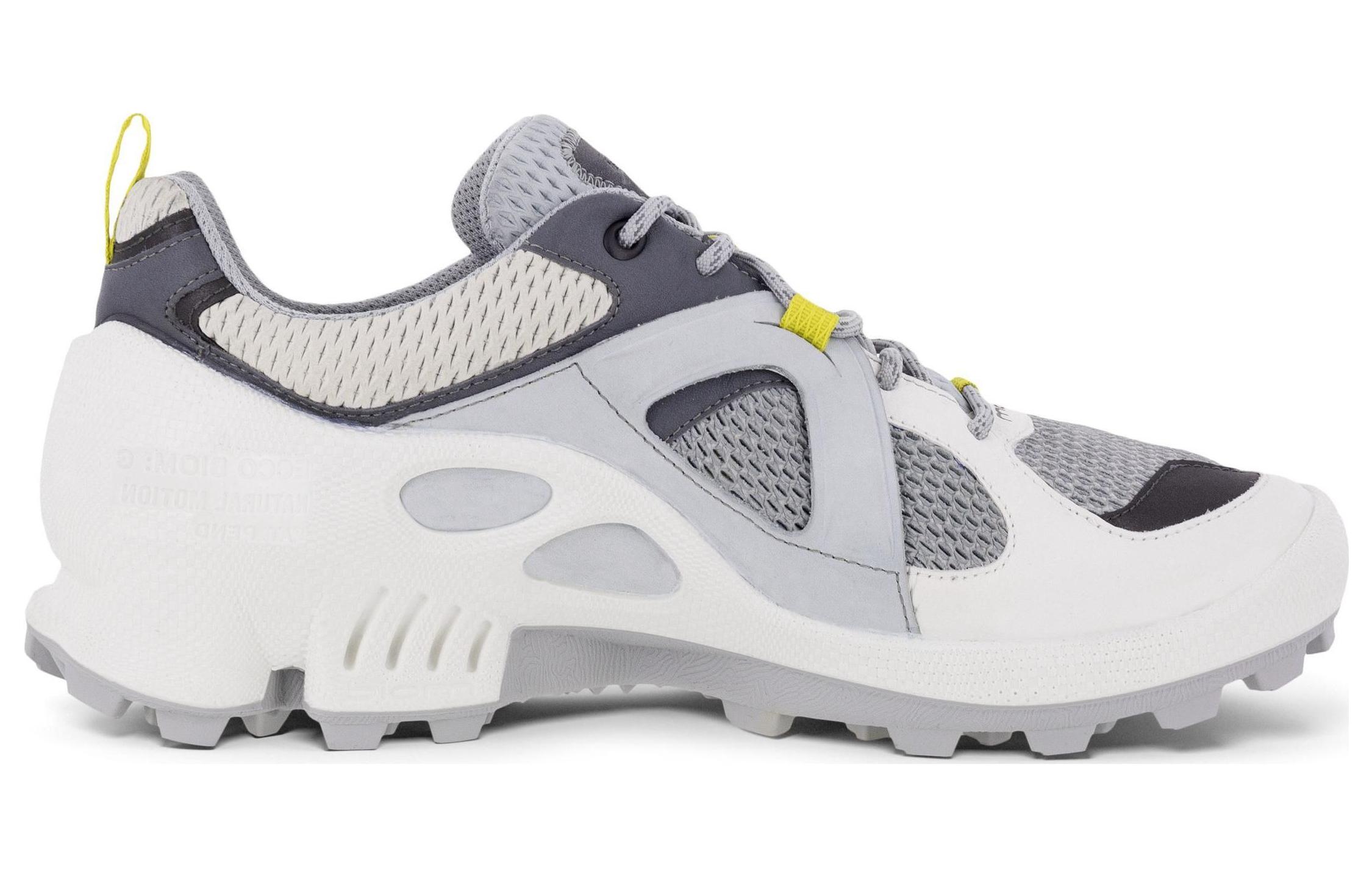 ECCO Leather Retro Low Top Sneaker 'Colorblock Grey' 圖 2