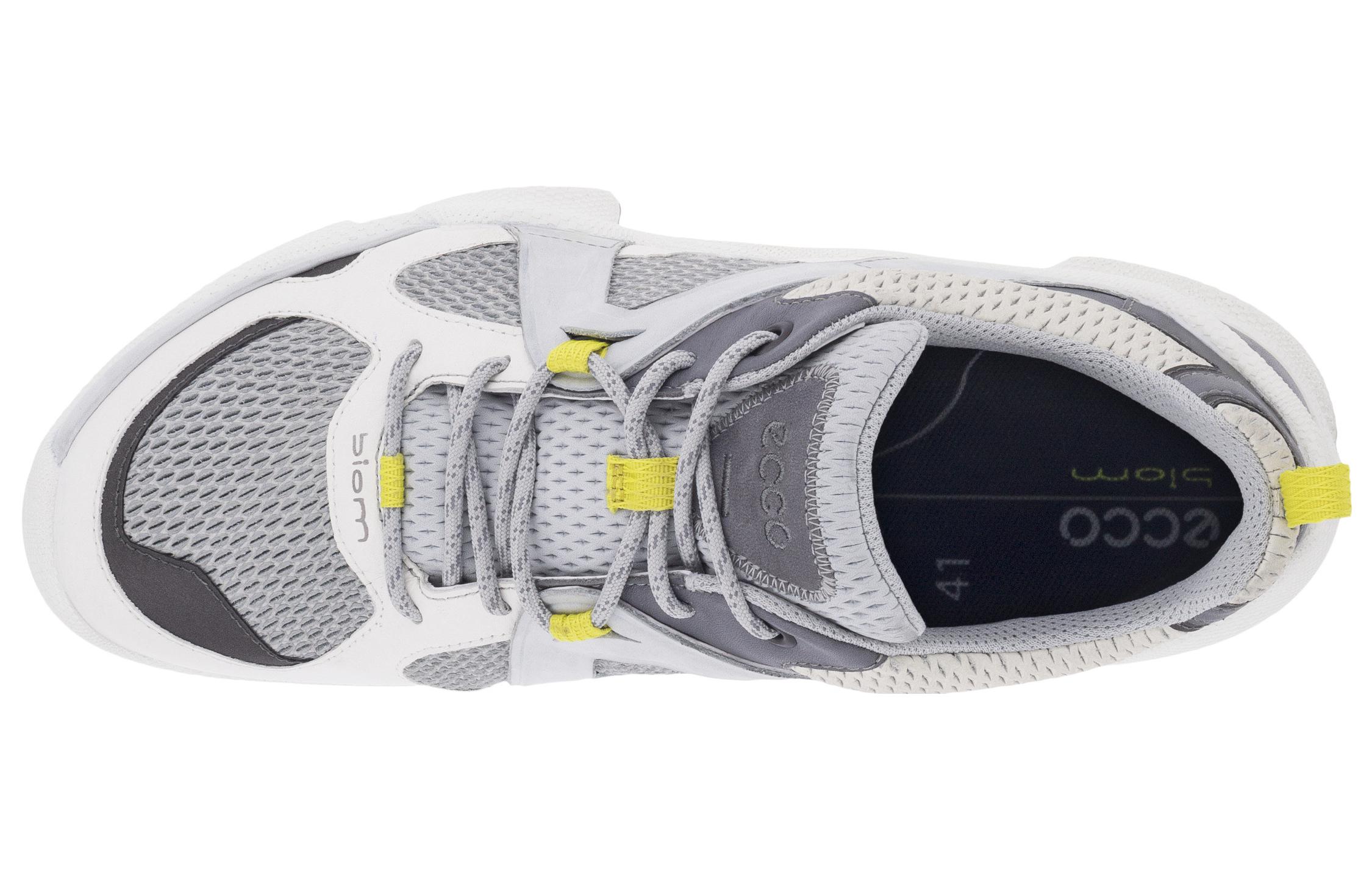 ECCO Leather Retro Low Top Sneaker 'Colorblock Grey' 圖 4