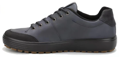 ECCO Leather Round-Toe Lace-Up Low-Top 'Blue Casual' 45047454795 ECCO Leather Round-Toe Lace-Up Low-Top 'Blue Casual' 45047454795