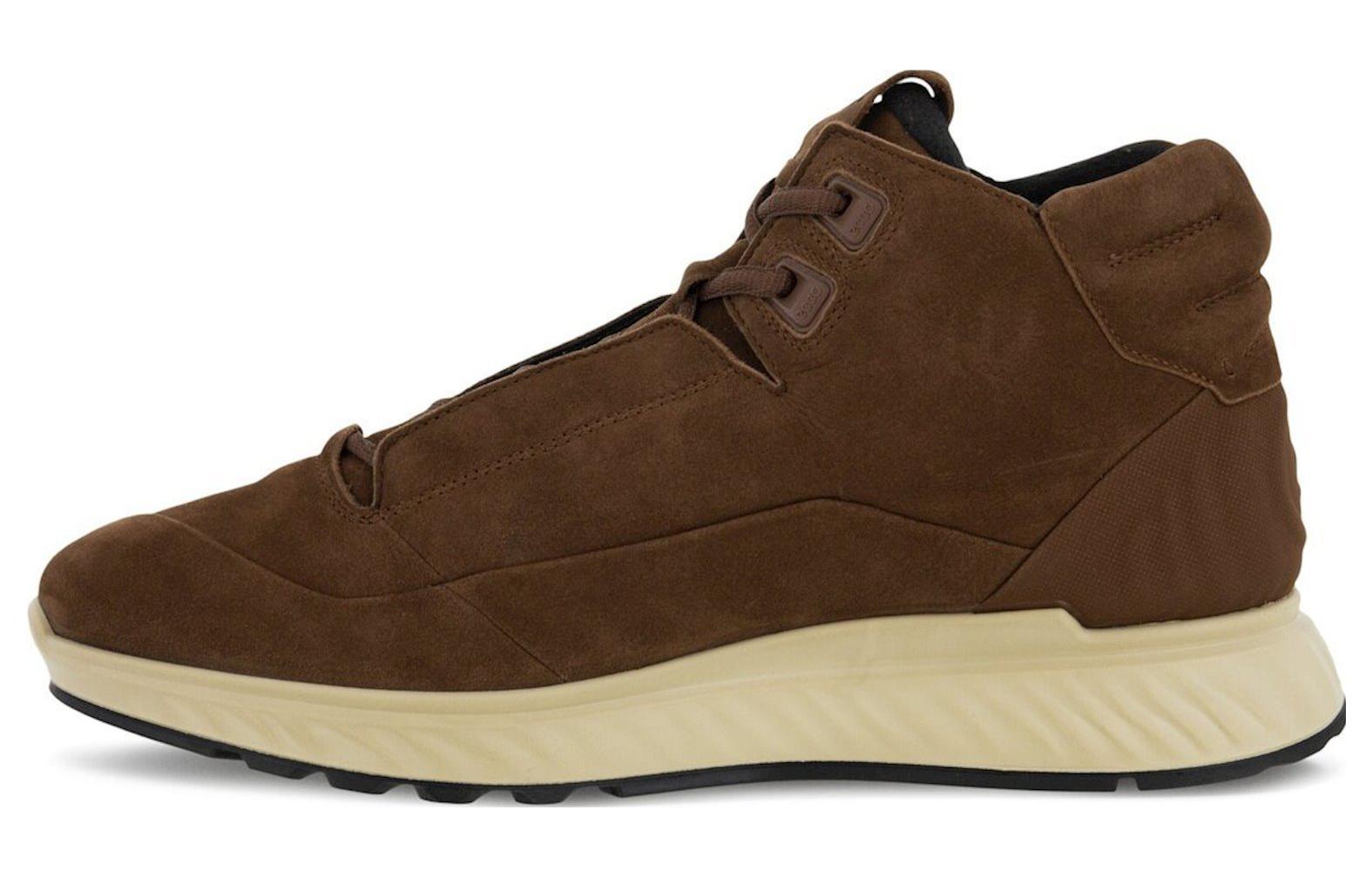 ECCO Leather Round-Toe Lace-Up Low-Top 'Brown Casual' 83534402667