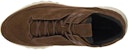 ECCO Kulit Kasut Rendah Lace-Up Hujung Bulat 'Coklat Kasual' 83534402667
