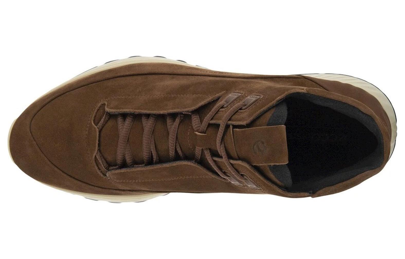 Lookbook ECCO Leather Round-Toe Lace-Up Low-Top 'Brown Casual' 83534402667