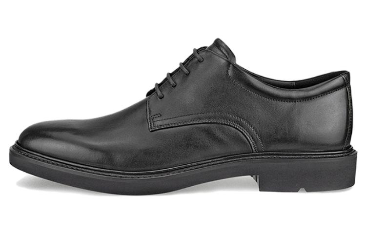 ECCO Leather Round Toe Lace-Up Dress Shoe 'Black' 52560401001