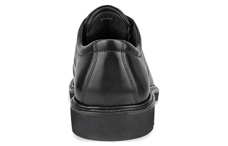 Shop ECCO 黑色圆头系带正装鞋 52560401001