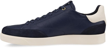 ECCO Leather Round Toe Lace-Up Low Top 'Blue' 52139460796 ECCO Leather Round Toe Lace-Up Low Top 'Blue' 52139460796
