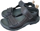 Lookbook ECCO Kulit Sandal Pantai Hujung Bulat Terbuka 'Coklat Gelap' 82211451196
